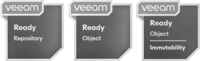 Veeam Ready — triple readiness certification